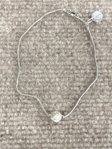 Cape Cod Silver Twist Anklet