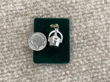 Load image into Gallery viewer, Champagne Silver Charm