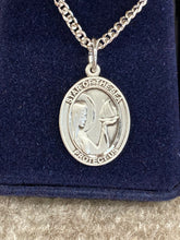 Load image into Gallery viewer, Our Lady Star Of The Sea Silver Pendant And Chain