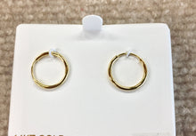 Load image into Gallery viewer, Gold Small Hoop Earrings