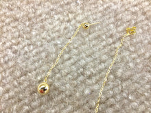 Load image into Gallery viewer, 14 K Yellow Gold Dangle Earrings