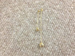 14 K Yellow Gold Dangle Earrings