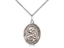 Load image into Gallery viewer, Our Lady Of The Precious Blood Silver Pendant And Chain