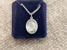 Load image into Gallery viewer, Saint Teresa Of Avila Silver Pendant With Chain Religious