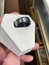 Load image into Gallery viewer, Tantalum With Black Zirconium Wedding Ring