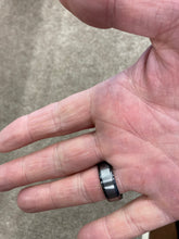 Load image into Gallery viewer, Tantalum With Black Zirconium Wedding Ring