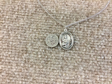 Load image into Gallery viewer, Saint Jude Silver Pendant With Silver Chain Religious