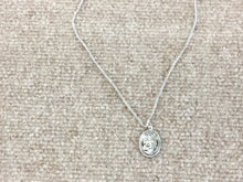 Load image into Gallery viewer, Saint Jude Silver Pendant With Silver Chain Religious