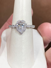 Load image into Gallery viewer, Pear Shaped Diamond Engagement  Ring