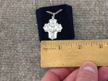 Load image into Gallery viewer, Army Five Way Silver Devotion Medals With Chain Religious
