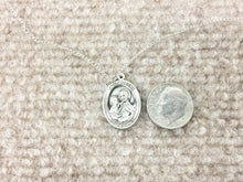 Load image into Gallery viewer, Saint Joseph Silver Pendant With 18 Inch Chain Religious