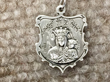 Load image into Gallery viewer, Our Lady Of Czestochowa Silver Pendant With Chain Religious