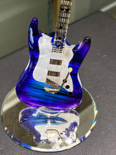 Load image into Gallery viewer, Purple Haze Large Guitar Glass Figurine