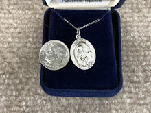 Load image into Gallery viewer, Saint Paul Silver Pendant With 18 Inch Curb Chain Religious