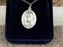 Load image into Gallery viewer, Saint Paul Silver Pendant With 18 Inch Curb Chain Religious