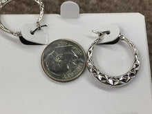 Load image into Gallery viewer, Sterling Silver Hoop Earrings