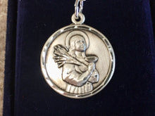 Load image into Gallery viewer, Saint Lucy Silver Pendant With Chain