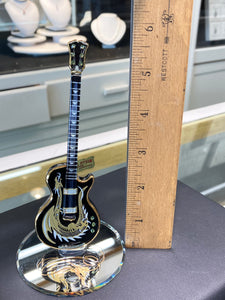 Dragon Guitar Glass Figurine