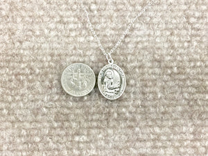 Saint Bonaventure Silver Pendant And Chain