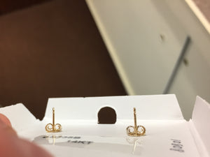 Turquoise Gold Earrings