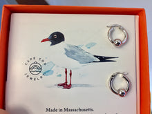Load image into Gallery viewer, Cape Cod Silver Hoop Earrings