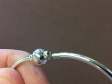 Load image into Gallery viewer, Cape Cod Sterling Silver Bangle Bracelet 7 Inch