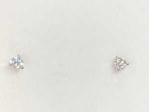 Diamond Stud Earrings 0.41 Carats White Gold