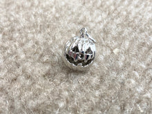 Load image into Gallery viewer, Jack O Lantern Silver Charm