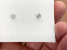 Load image into Gallery viewer, Diamond Stud Earrings 0.75 Carats