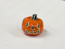 Load image into Gallery viewer, Jack O Lantern Silver Bead