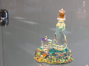 Harbor Lighthouse Crystal Figurine