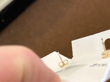 Load image into Gallery viewer, Pink Tourmaline Gold Earrings