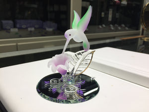 Hummingbird Glass Figurine