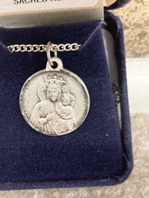 Load image into Gallery viewer, Our Lady Of Czestochowa Silver Pendant And Chain