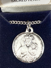 Load image into Gallery viewer, Our Lady Of Czestochowa Silver Pendant And Chain