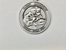 Load image into Gallery viewer, Saint Anthony Silver Pendant And 18 Inch Silver Chain Religious