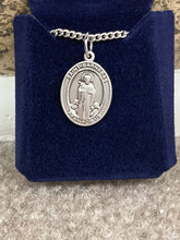 Load image into Gallery viewer, Saint Barnabas Silver Pendant And Chain
