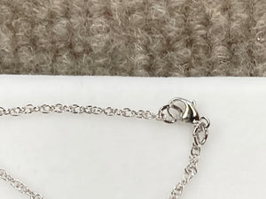 Miraculous Medal Silver With Blue Swarovski Crystals