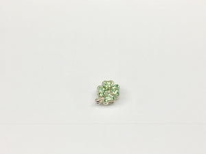 Four Leaf Clover Silver Bead