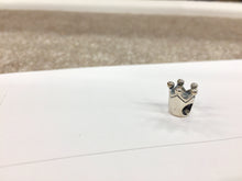Load image into Gallery viewer, Silver Crown Bead