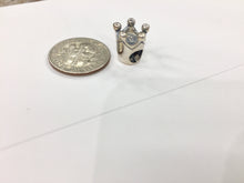 Load image into Gallery viewer, Silver Crown Bead