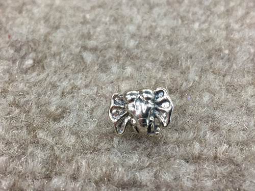 Elephant Silver Bead