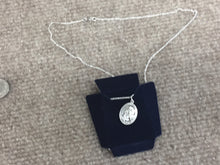 Load image into Gallery viewer, Saint Giles Silver Pendant With Chain Religious