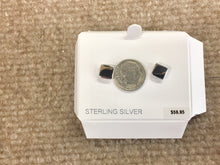 Load image into Gallery viewer, Silver Square Stud Earrings