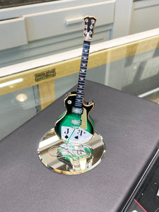 Black Jack Guitar Glass Figurine