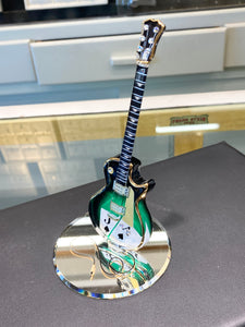 Black Jack Guitar Glass Figurine