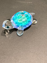 Load image into Gallery viewer, Blue Turtle Glass Figurine