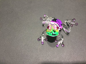 Frog Glass Figurine