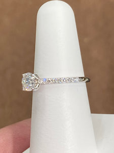 Diamond Engagement Ring White Gold