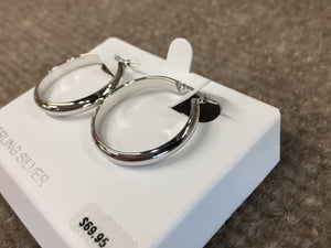 Silver Hoop Earrings